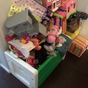 Surprised lot of today in large flat rate box. Toys*